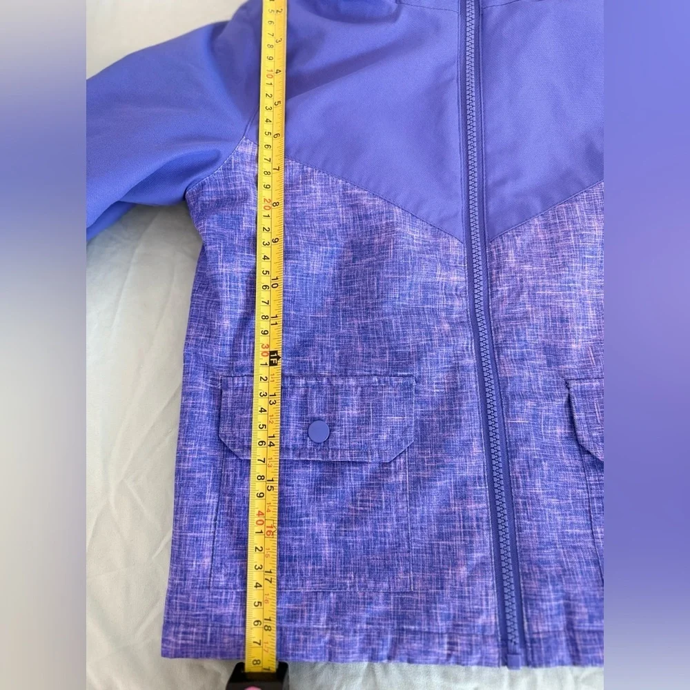 Swiss Tech Kids Waterproof Purple Girls Hooded Coat size 5T
